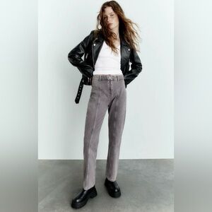 Zara zip front jeans